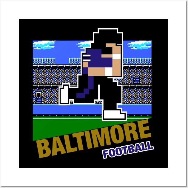 Baltimore Football Wall Art by MulletHappens